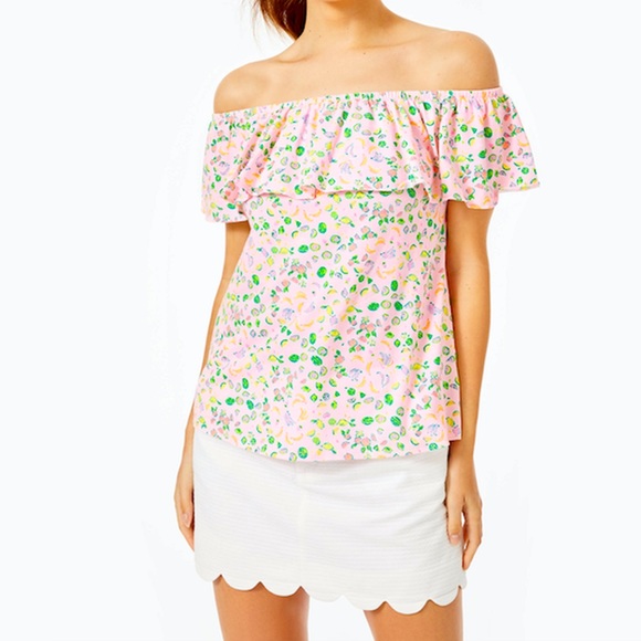 Lilly Pulitzer Tops - Lilly Pulitzer La Fortunate Top Size Small!